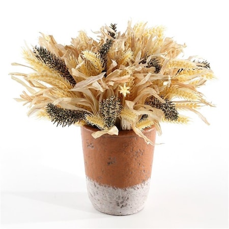 Safavieh 14 in. Faux Wheat Ear Potted Arrangement, Multi Color FXP1059A